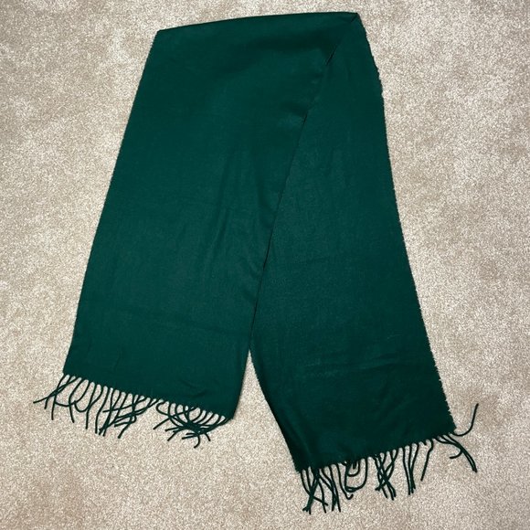 Nordstrom Cashmink Green Scarf (Made in Germany) - Picture 4 of 4